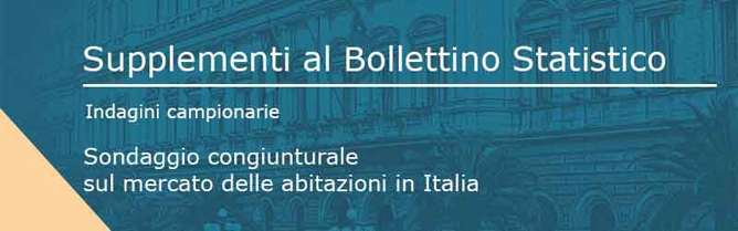 Sondaggio congiunturale sul mercato delle abitazioni in Italia